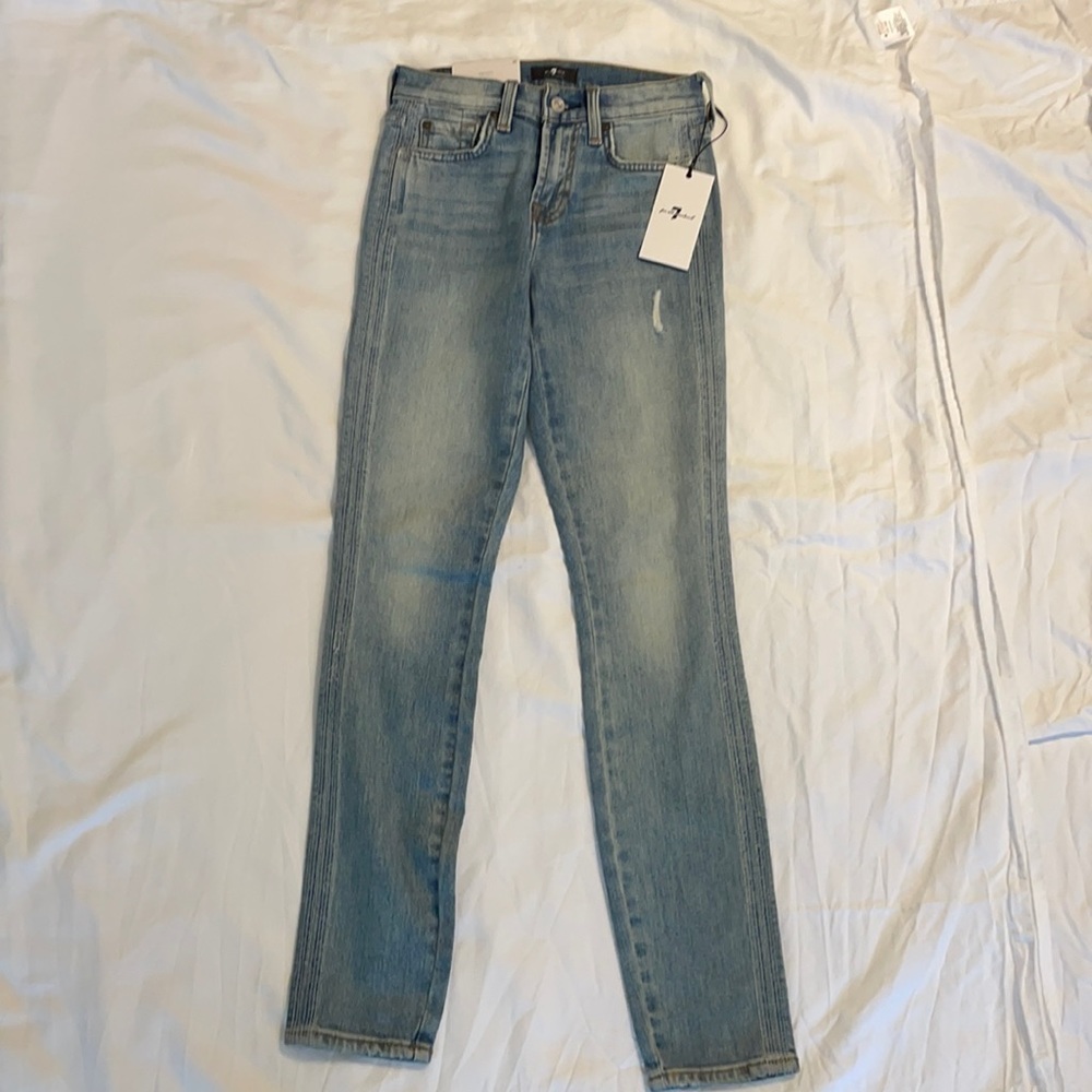 7 for all mankind the skinny size 24